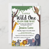 Eine kleine Wild One Baby Dusche Einladung (Vorderseite)