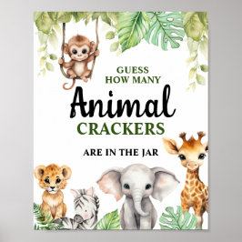 Eine kleine Wild One Baby Dusche Poster