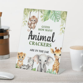 Eine kleine Wild One Baby Dusche Sockelschild