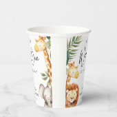 Eine kleine Wild One Safari Babydusche Pappbecher (Rechts)