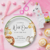 Eine kleine Wild One Safari Babydusche Pappteller (Party)