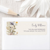 Eine kleine Wildblume Baby Dusche Einladung (Insitu)