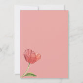 eine kleine Wildblume Baby Dusche Einladungen (Rückseite)