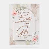 Eine kleine Wildblume Baby Girl Dusche Elegant Acrylschild (Vorderseite)