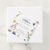 Eine kleine Wildblume Babydusche Geschenkanhänger (Beispiel)