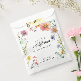 Eine kleine Wildblume Babydusche Geschenktütchen