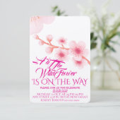 Eine kleine Wildblume Babydusche laden Sie ein (Stehend Vorderseite)