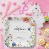 Eine kleine Wildblume Babydusche Pappteller (Party)
