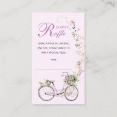 Eine kleine Wildblume Babydusche Windeln Raffle Begleitkarte (Vorderseite)