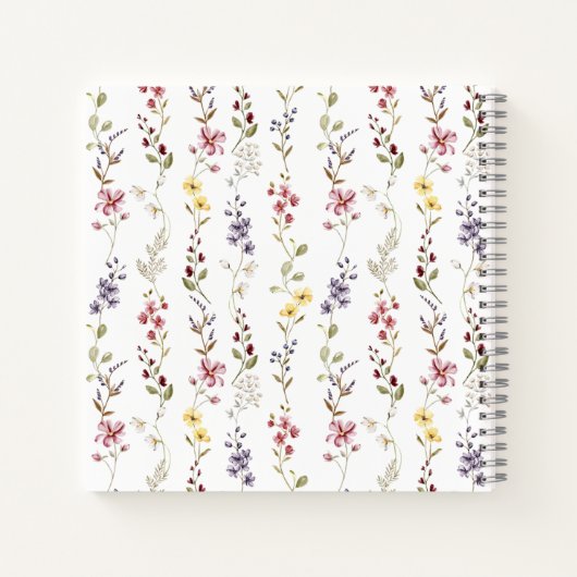 Eine kleine Wildblume befindet sich auf dem Shower Notizblock (Rückseite)