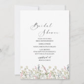 Eine kleine Wildblume befindet sich auf dem Weg Aq Einladung (Vorderseite)