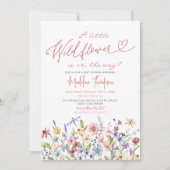 Eine kleine Wildblume befindet sich auf der Way Ba Einladung (Vorderseite)