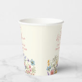 Eine kleine Wildblume-Blume-Blumendusche Pappbecher (Rechts)