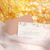 Eine kleine Wildblume Boho Babydusche Begleitkarte