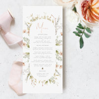 Eine kleine Wildblume Boho Bee Girl Babyduschmenü