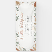 Eine kleine Wildblume Boho Grünpflanzen Banner (Vertikal)