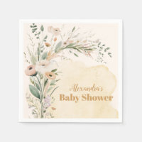 Eine kleine Wildblume Boho Nature Babydusche