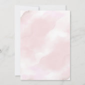 Eine kleine Wildblume Boho Nature Girl Babydusche Einladung (Rückseite)