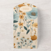 Eine kleine Wildblume Boho Nature Theme Kinderdusc All In One Einladung (Außenbereich)