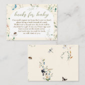 Eine kleine Wildblume Bücher für Baby Mitteilungskarte (Vorne/Hinten)