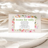 Eine kleine Wildblume Bücher für Babytickets Begleitkarte