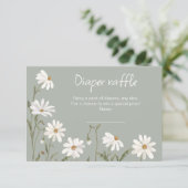 Eine kleine Wildblume, die eine Babyduschkarte hat Begleitkarte (Stehend Vorderseite)