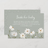 Eine kleine Wildblume, die eine Babyduschkarte hat Begleitkarte (Vorne/Hinten)