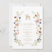 Eine kleine Wildblume Einladung (Vorderseite)