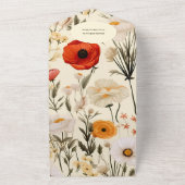 Eine kleine Wildblume Girl Babydusche All In One Einladung (Außenbereich)