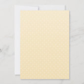 Eine kleine Wildblume Girl Babydusche Einladung (Rückseite)