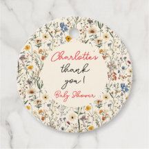 Eine kleine Wildblume Girl Babydusche