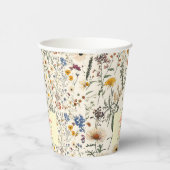 Eine kleine Wildblume Girl Babydusche Pappbecher (Rechts)