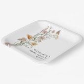 Eine kleine Wildblume Girl Babydusche Pappteller (Gewinkelt)