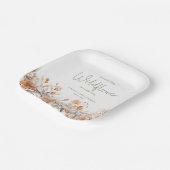 Eine kleine Wildblume Girl Babydusche Pappteller (Gewinkelt)