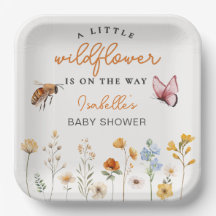 Eine kleine Wildblume Girl Babydusche