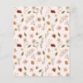 Eine kleine Wildblume Girl Budget Kinderdusche läd (Rückseite)