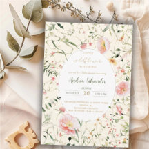 Eine kleine Wildblume ist auf dem Weg zur Babydusc