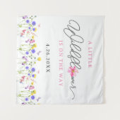 Eine kleine Wildblume ist unterwegs Wandteppich (Vorderseite (Horizontal))