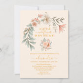 Eine kleine Wildblume Kinderdusche Einladung (Vorderseite)