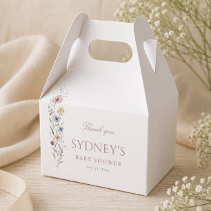 Eine kleine Wildblume Neutrale Babyparty Geschenkschachtel