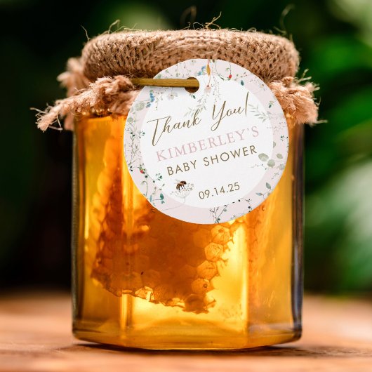 Eine kleine Wildblume Wild Blume Kinderdusche Geschenkanhänger