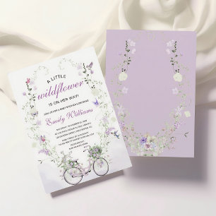 Eine kleine Wildblumen-Frühlings-Baby-Party  Einladung