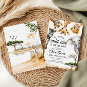 Eine kleine wilde Einladung | Safari Baby Shower