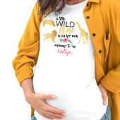 Eine kleine wilde ist auf dem Weg, Jungs Baby Dusc T-Shirt