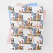 Eine kleine wilde Safari Es ist ein Baby-Dusche Geschenkpapier Set (Beispiel)