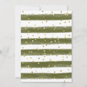 Eine kleine wilde, Winter Animals Baby Dusche Einladung (Rückseite)