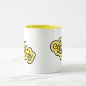 Eine kleine Wonky-Tasse Tasse (Zentrum)