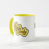 Eine kleine Wonky-Tasse Tasse (Vorderseite Links)