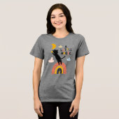 Eine kleine Zauberkatze Tri-Blend Shirt (Vorderseite voll)