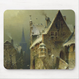 Eine Kleinstadt im Rhein Mousepad